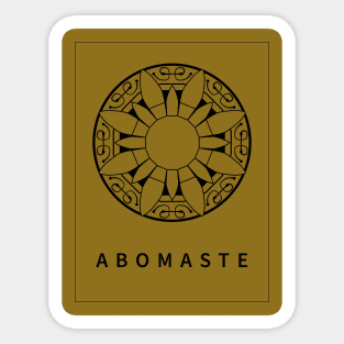 Abomaste Sticker